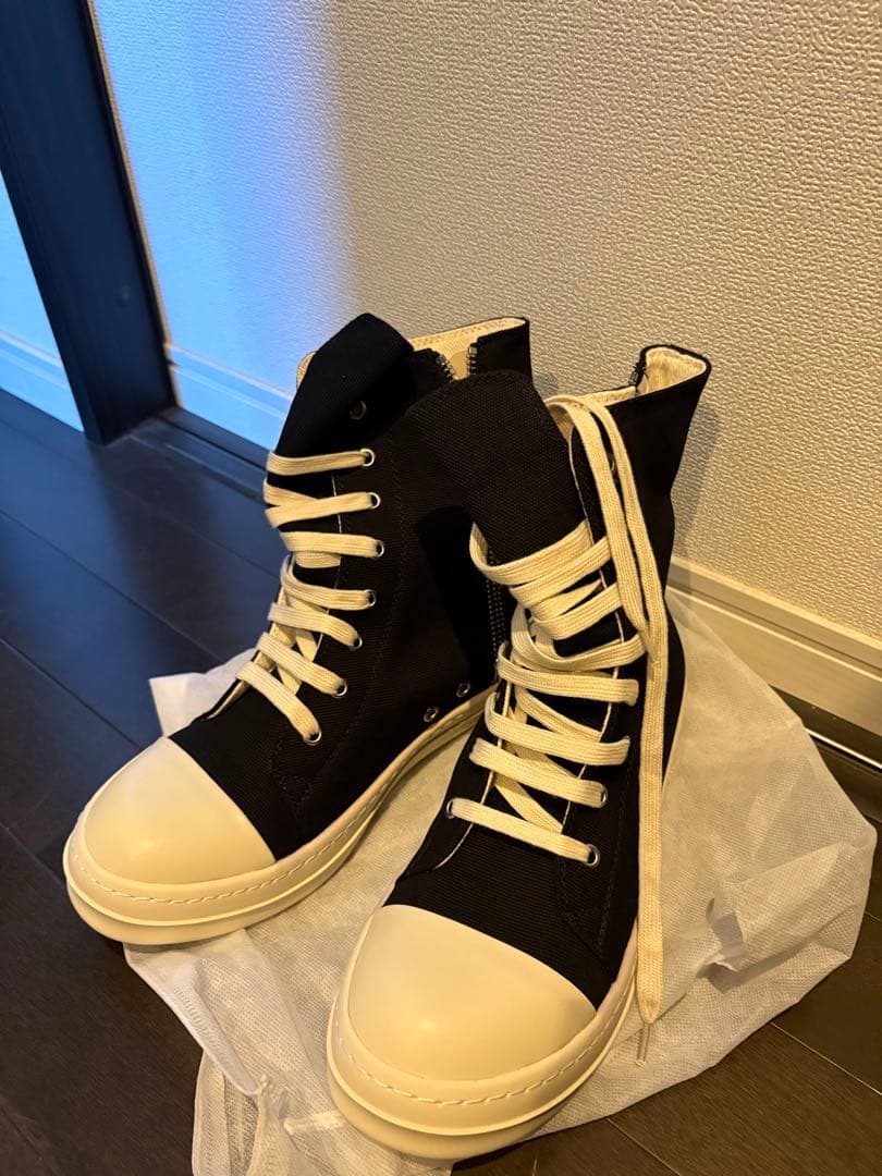 Rick Owens DRKSHDW風 ハイカットスニーカー 44 28.5cm