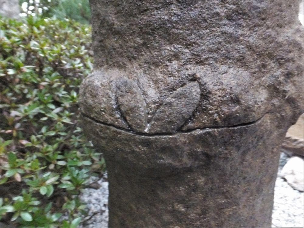 更に値下げ中【自然石灯篭・野竹林風石灯篭】庭石オブジェ箱庭苔玉水石日本庭園テラス