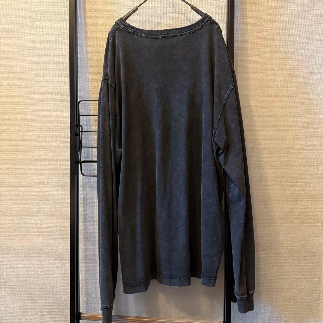 alexanderwang 長袖カットソー グレー　ダメージ加工　XL ロンT