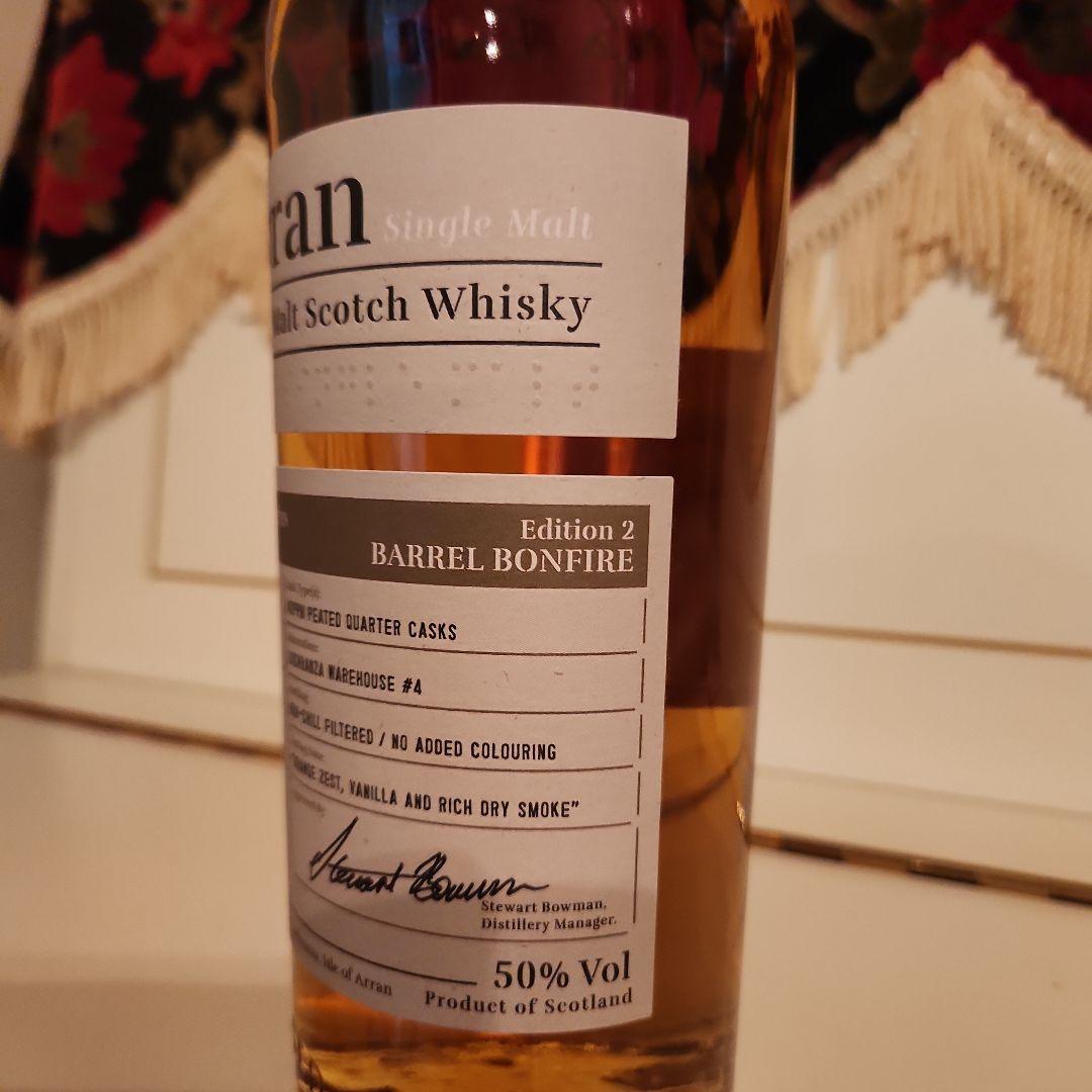 [新] Arran Barrel Bonfireエディション2[限定]300本