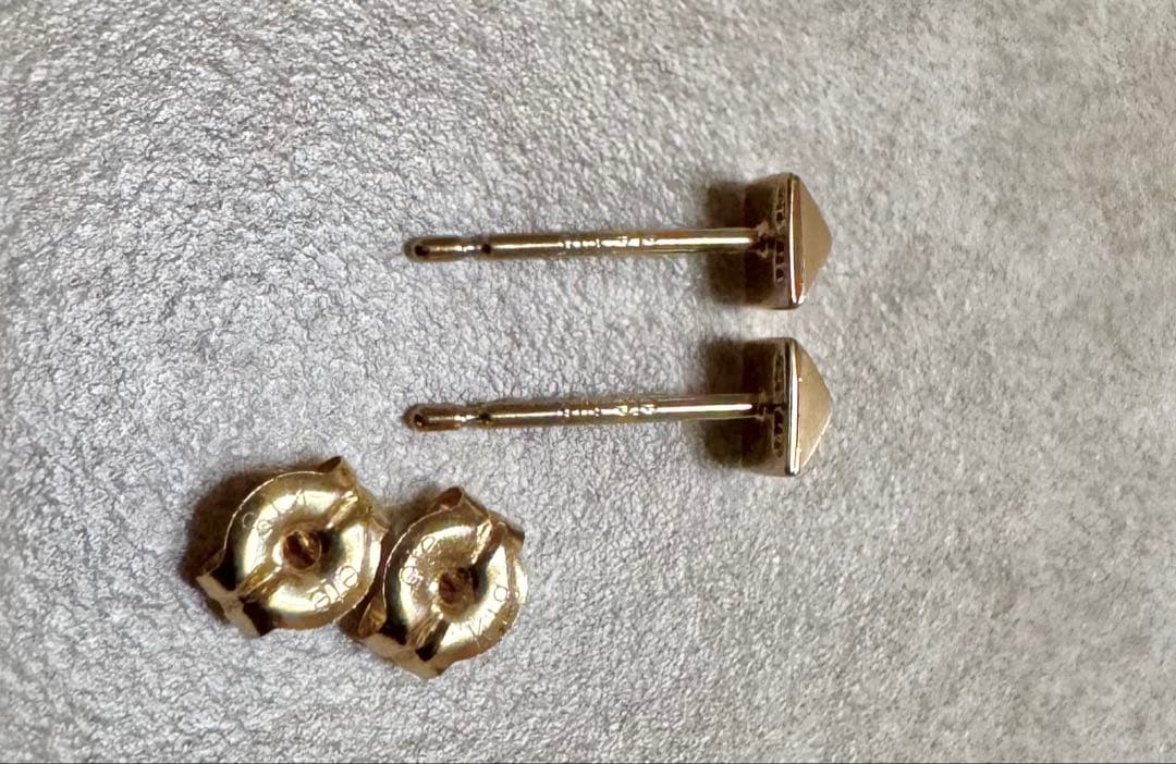 ete ピアス スタッズ k18 925 イエローゴールド エテ