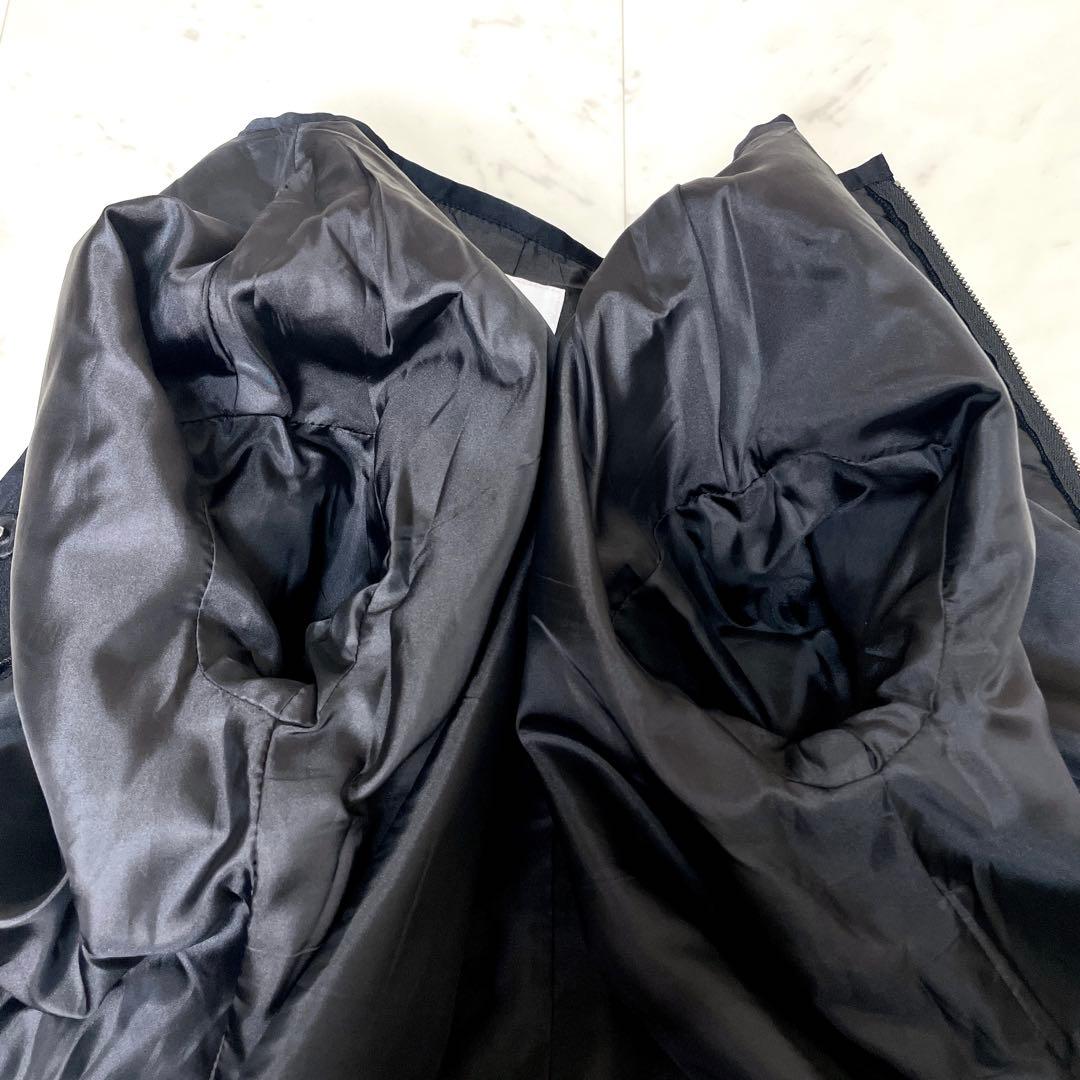 【極美品】カロリナグレイサー キルティング配色コート ブラック F