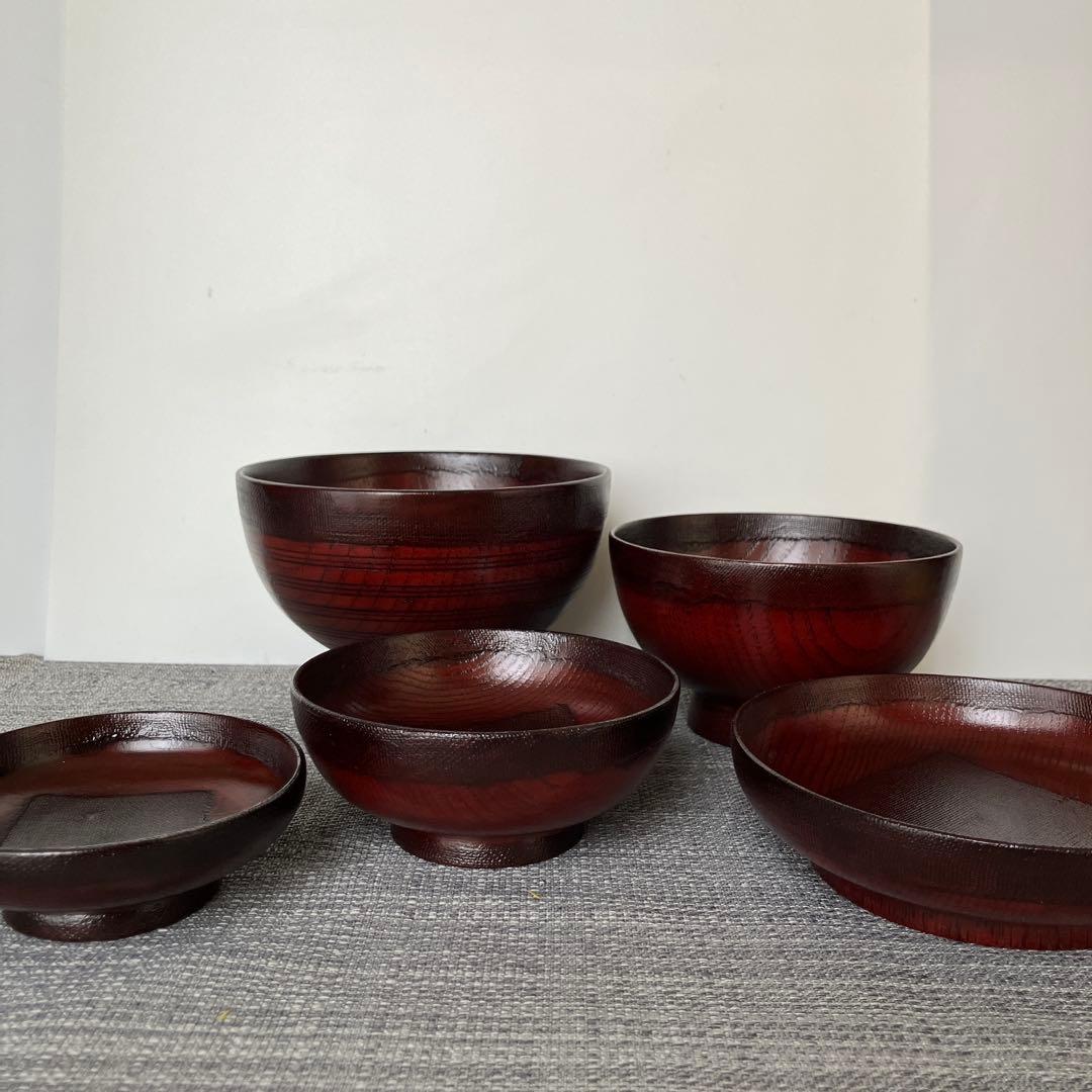 未使用　応量椀　応量器　五つ組