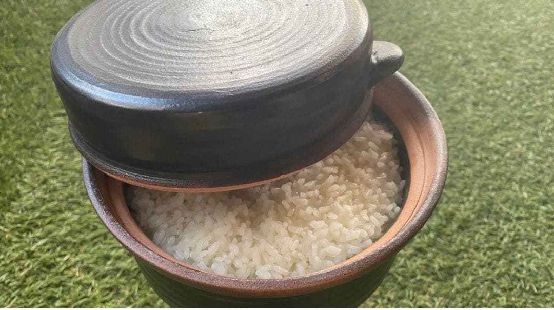 ガス器専用ご飯鍋 陶器製飯盒 飯盒 はんごう 常滑焼 焼物 陶器