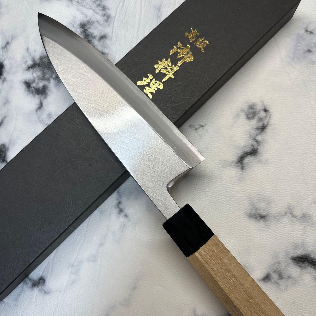 白ニ鋼　出刃包丁　7寸