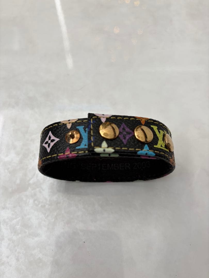 ルイ・ヴィトン　モノグラム・マルチカラー レザーブレスレット<非売品>