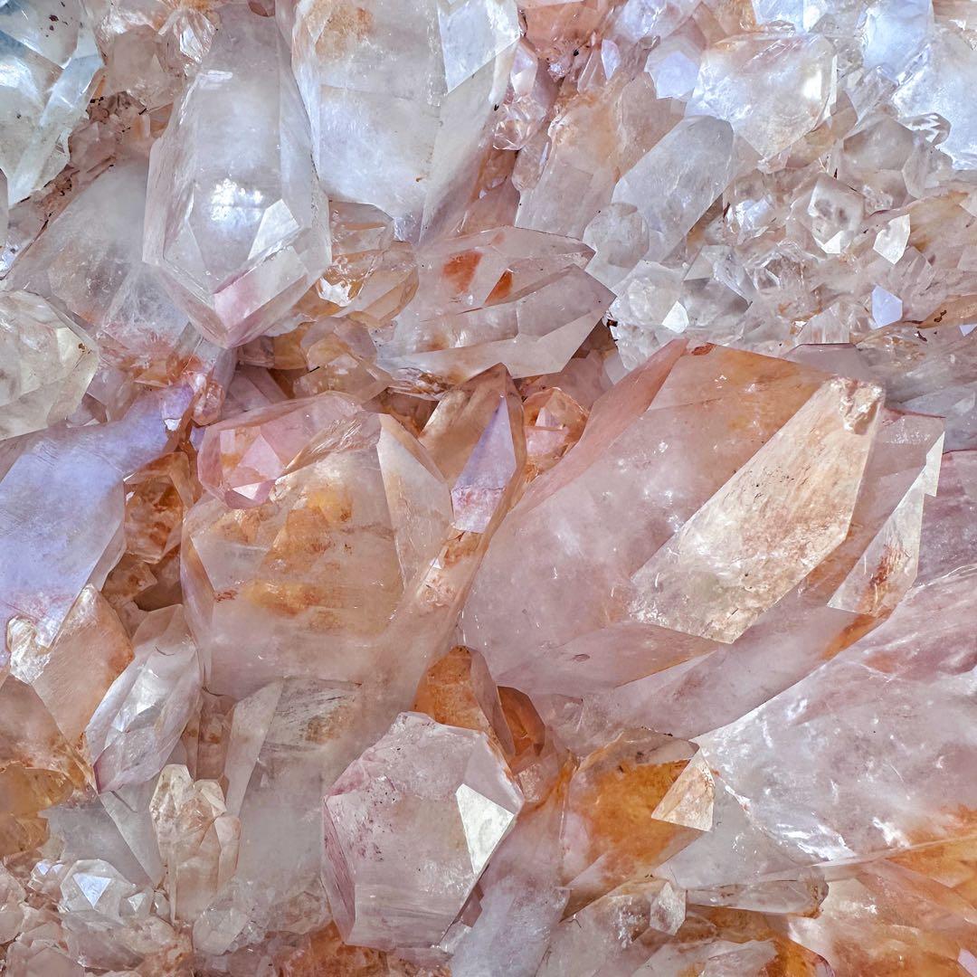 巨大❗希少❗️超綺麗♡キラキラ☆超強いパワーピンクヒマラヤ水晶クラスターA1439