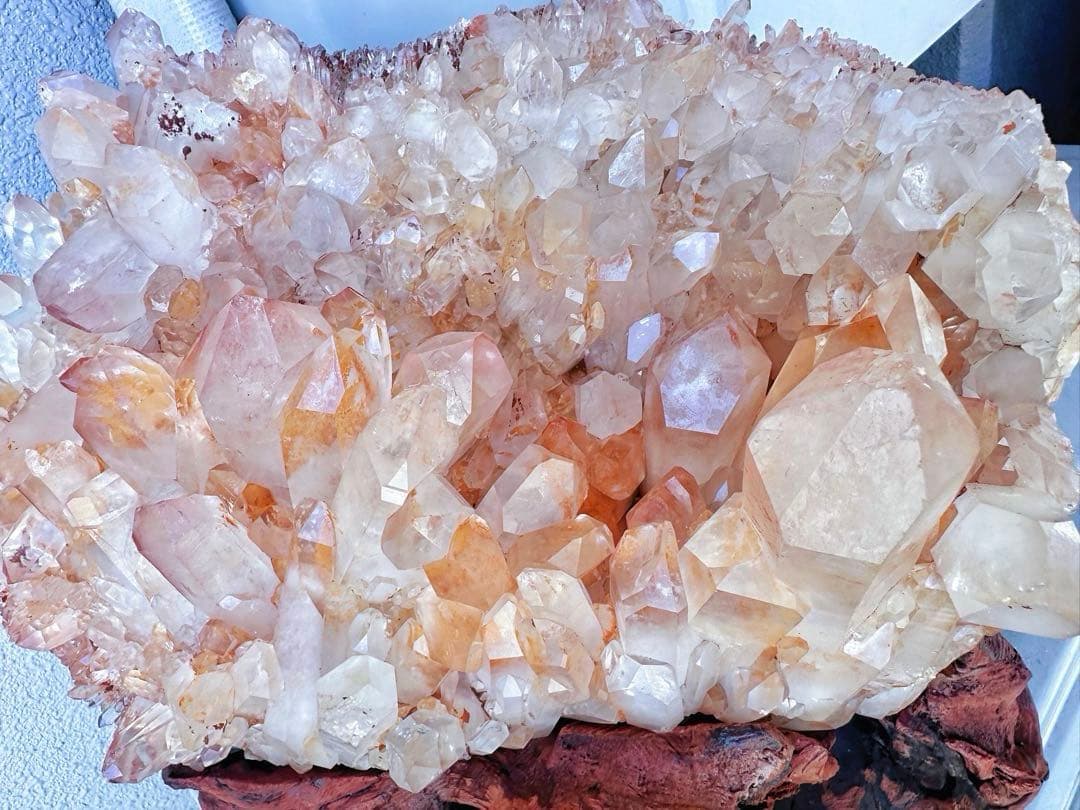 巨大❗希少❗️超綺麗♡キラキラ☆超強いパワーピンクヒマラヤ水晶クラスターA1439