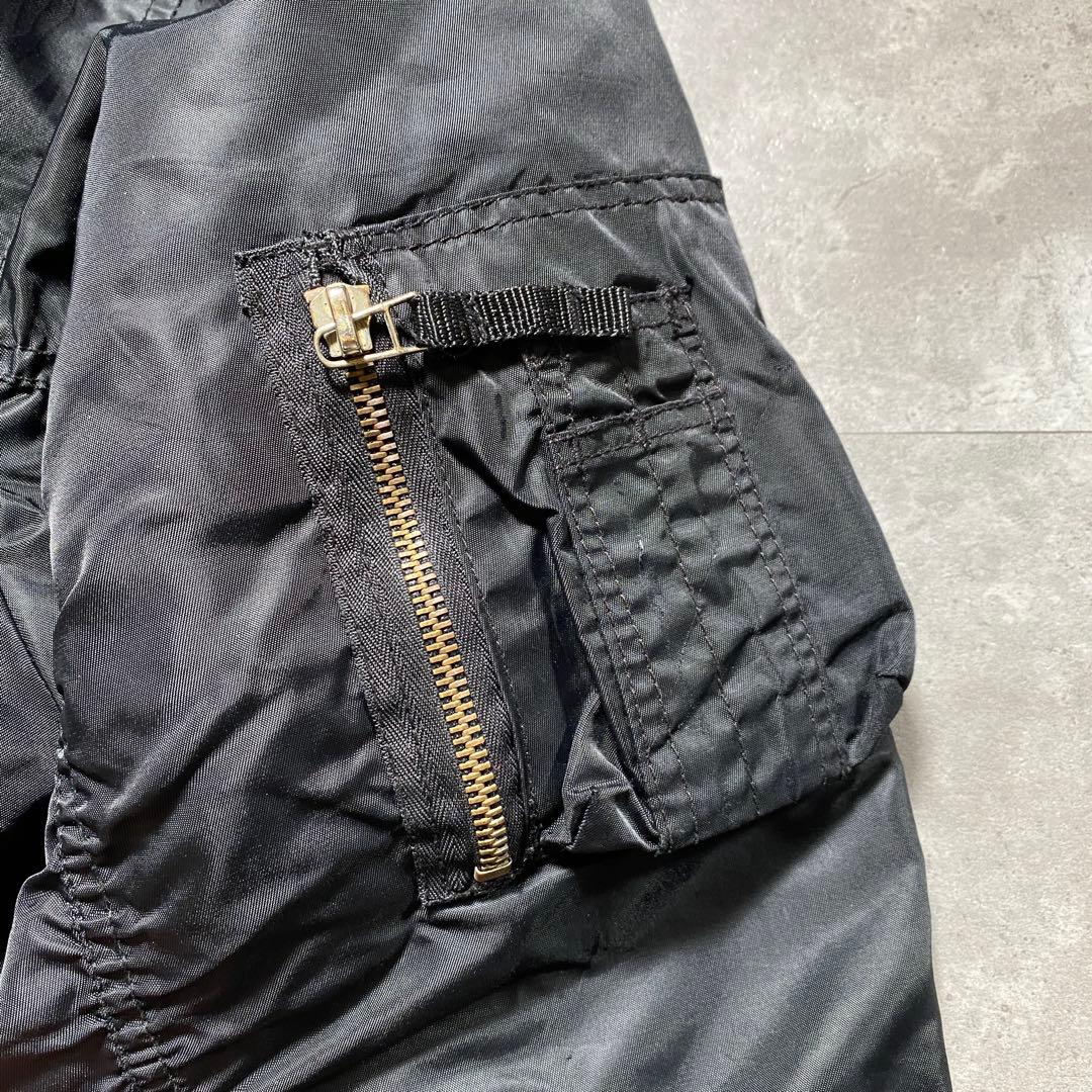 アメリカンカスタムバイクMA-1 フライトジャケット Lサイズ バイカー