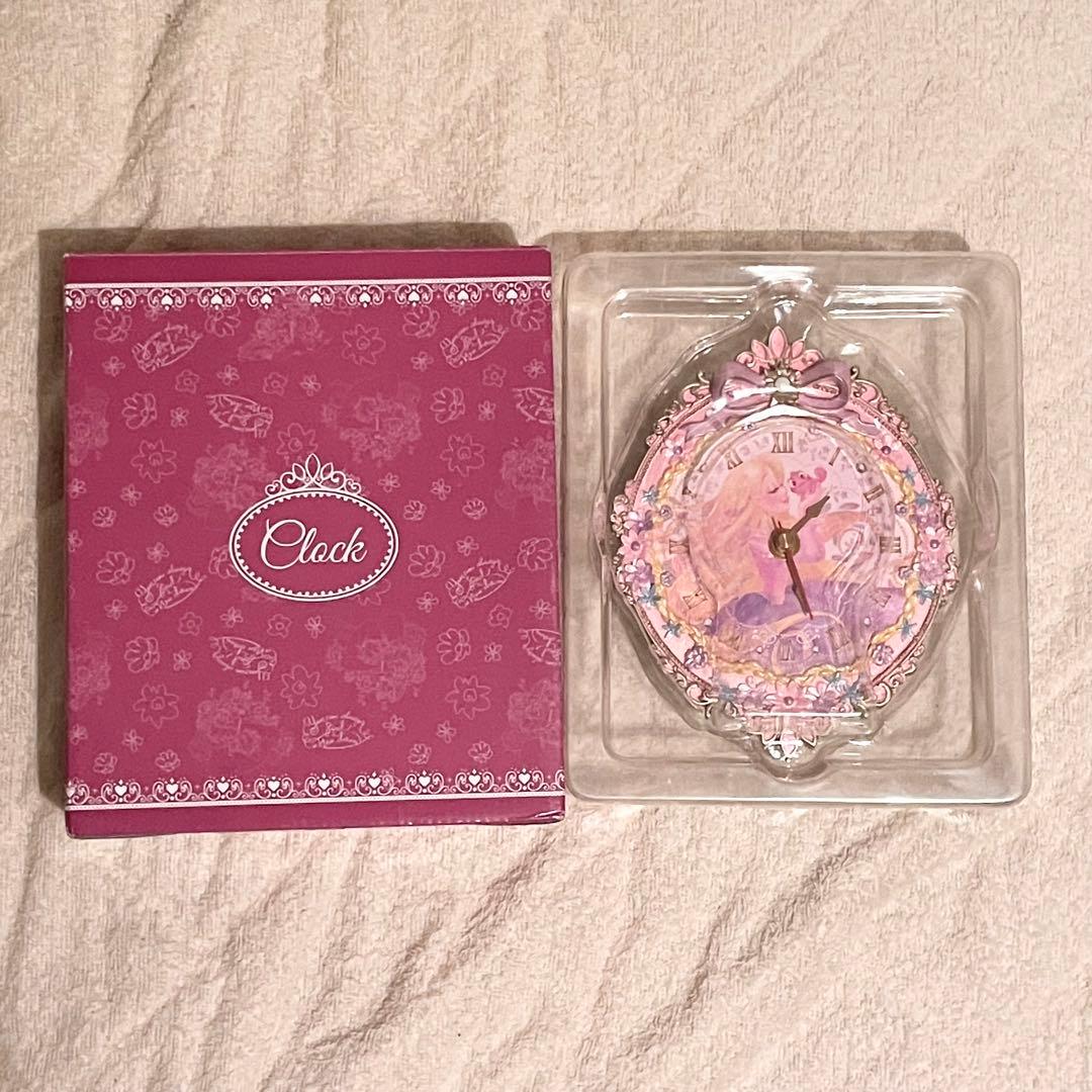 ディズニーストア　ラプンツェル　時計　壁掛け　置き時計