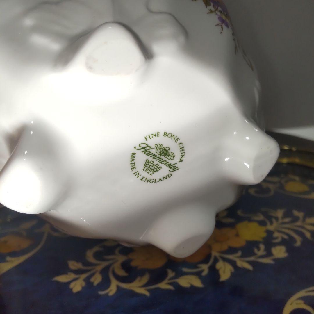 ハマースレイ　フラワー　ティーポット ヴィンテージ 英国 レア