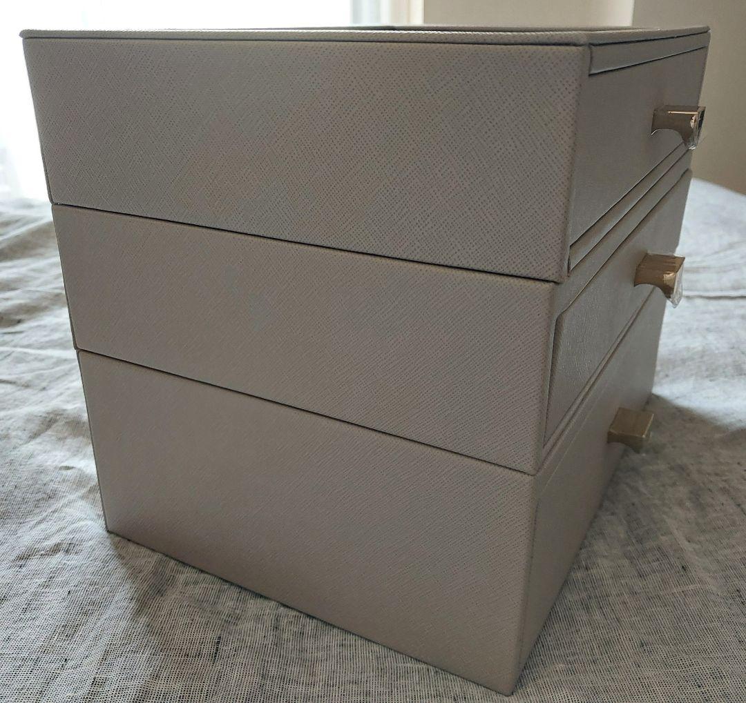 ★未使用★スタッカーズ Classic Drawr 3個セット＆時計クッション