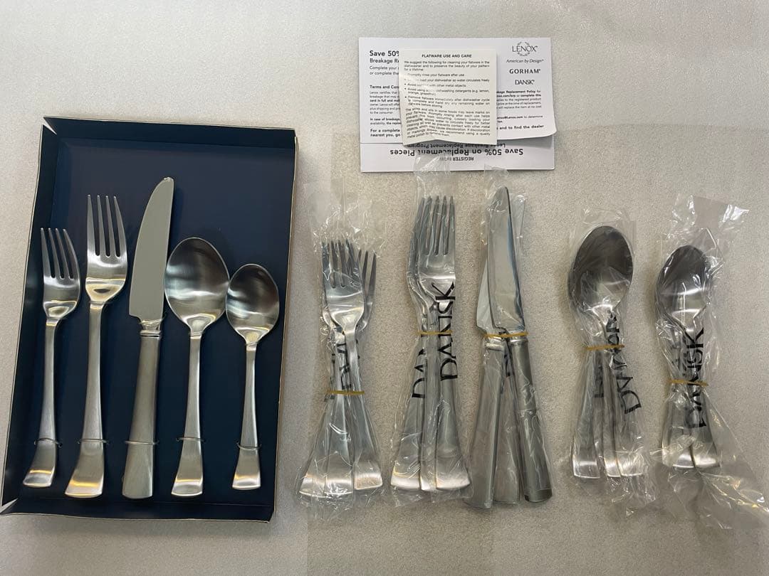 【新品・未使用】DANSK ダンスク20ピース カトラリーセット