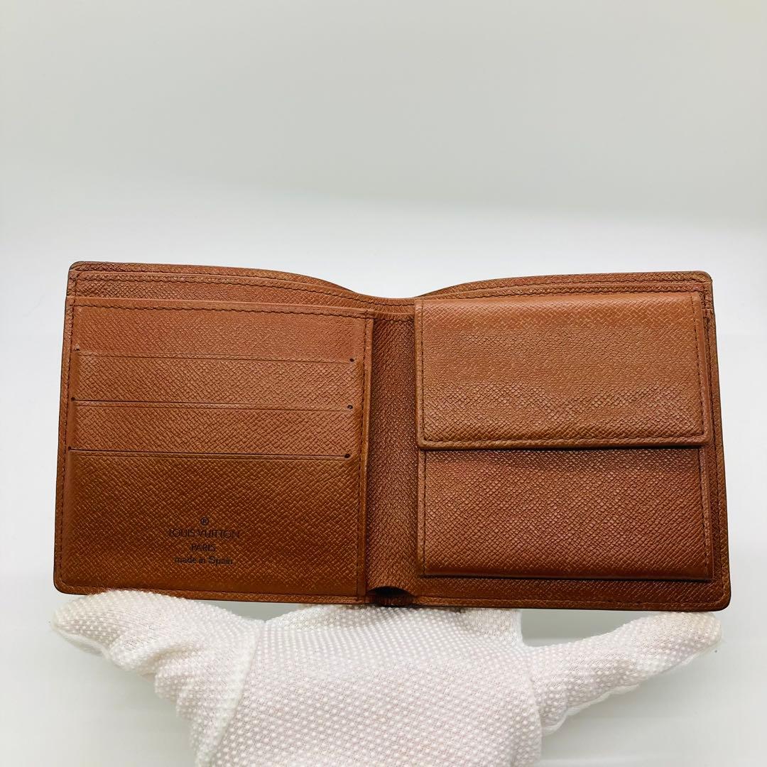 ルイヴィトン モノグラム 財布 二つ折り財布 マルコ A849