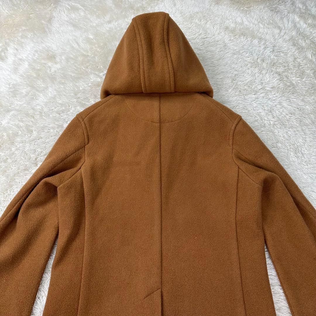 ✨希少✨大きいサイズ ダントン ウールモッサ フード付 コート キャメル 2XL