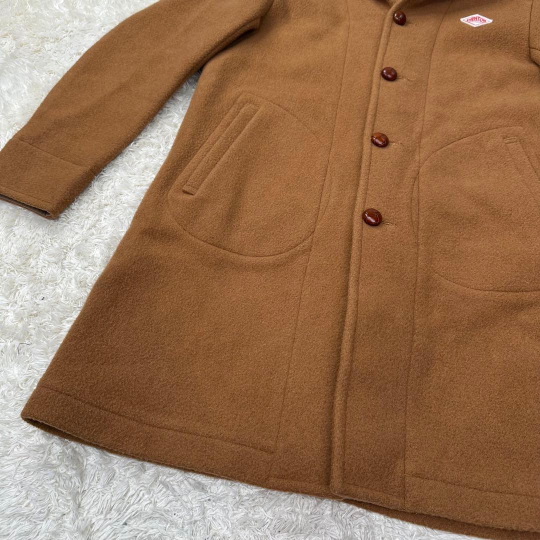 ✨希少✨大きいサイズ ダントン ウールモッサ フード付 コート キャメル 2XL