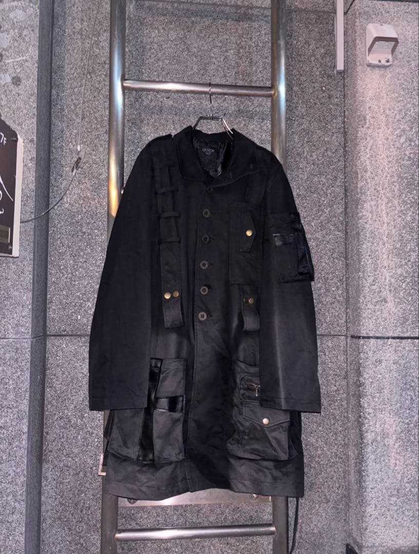 ジャケット・アウター 00s black peace now coat jacket