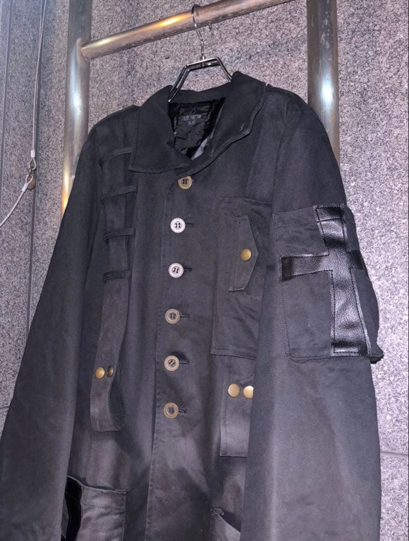 ジャケット・アウター 00s black peace now coat jacket