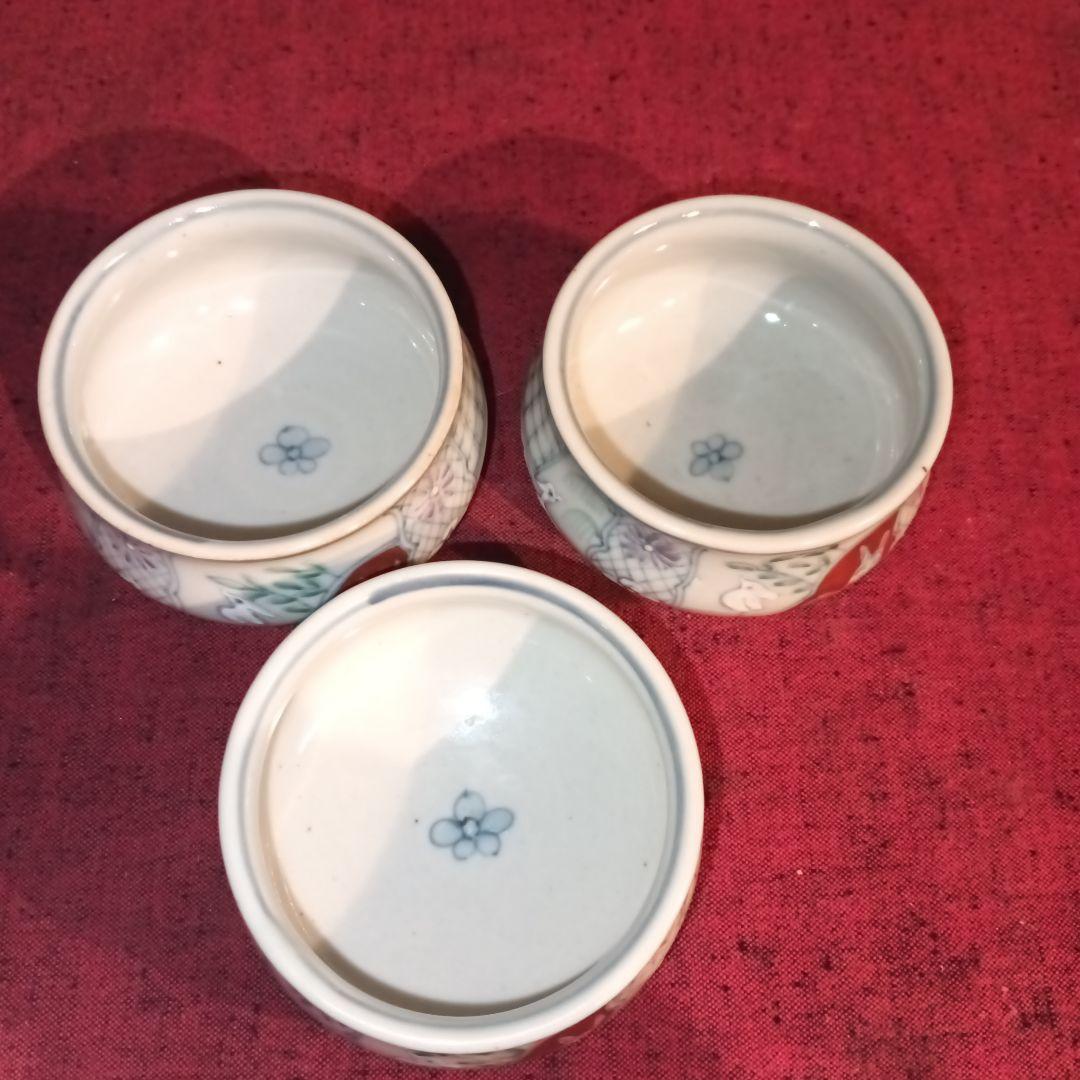 有田焼 佐藤走波　六十七才 花鳥 小鉢 ３客