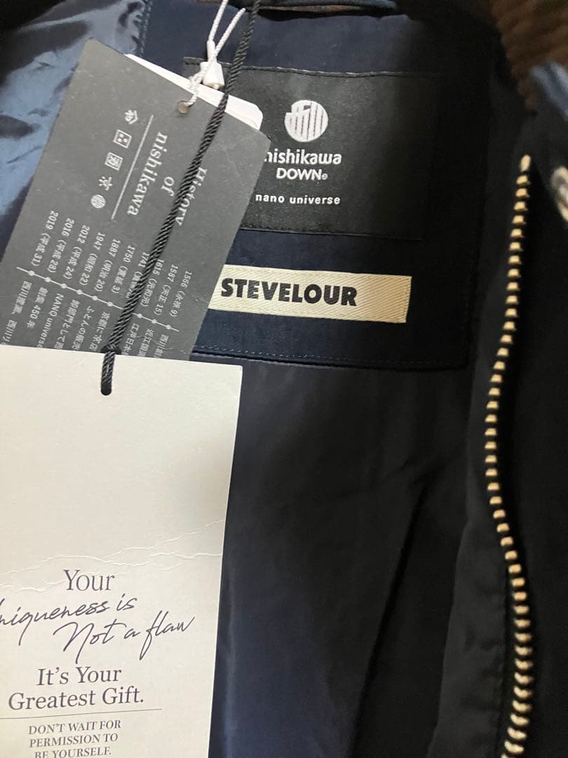 ナノユニバース　スティーブロア　西川ダウン　M