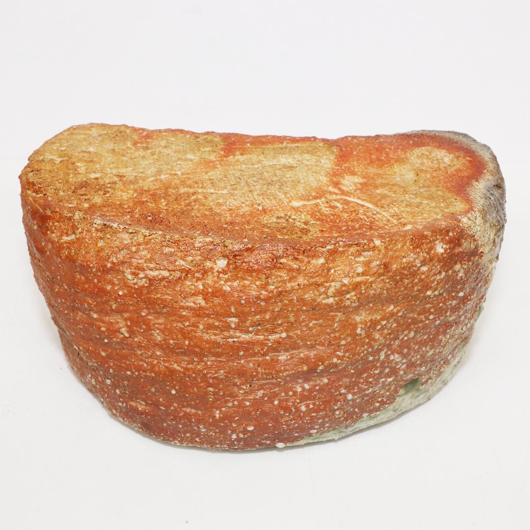 三日月形 水指 木蓋 茶道具 水差し 信楽焼