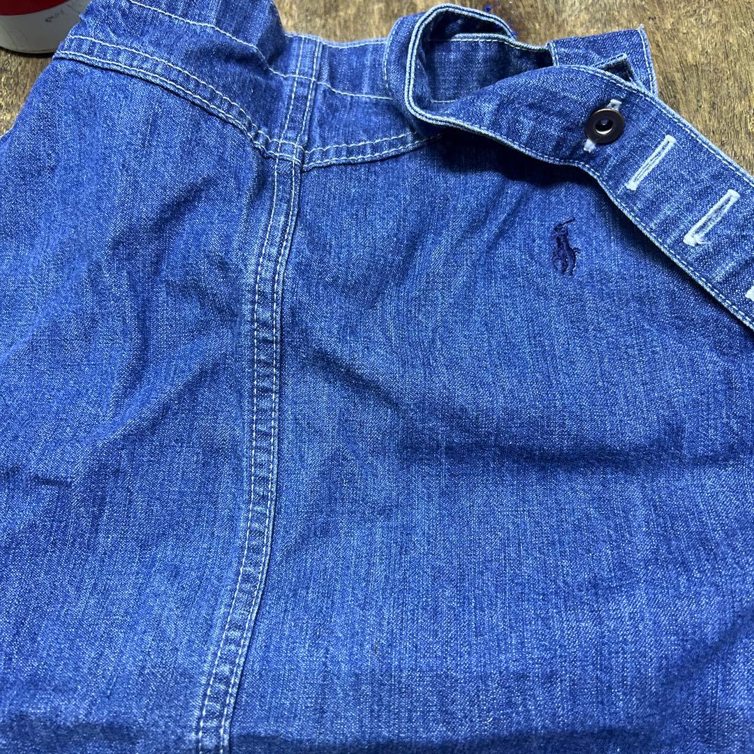 Ralph Lauren デニム　エプロン　ラルフローレン