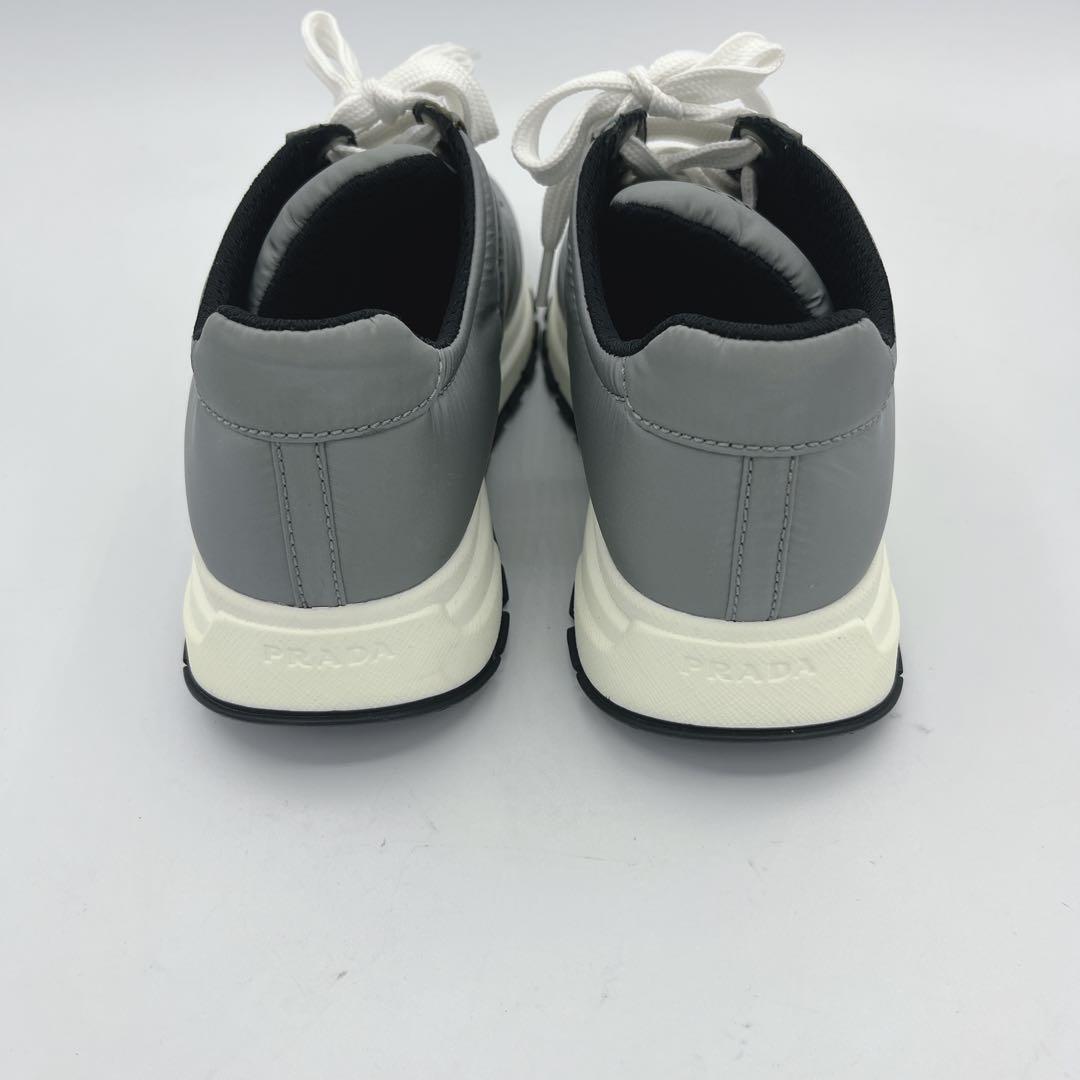 極美品　PRADA グレー　ナイロン スニーカー　36