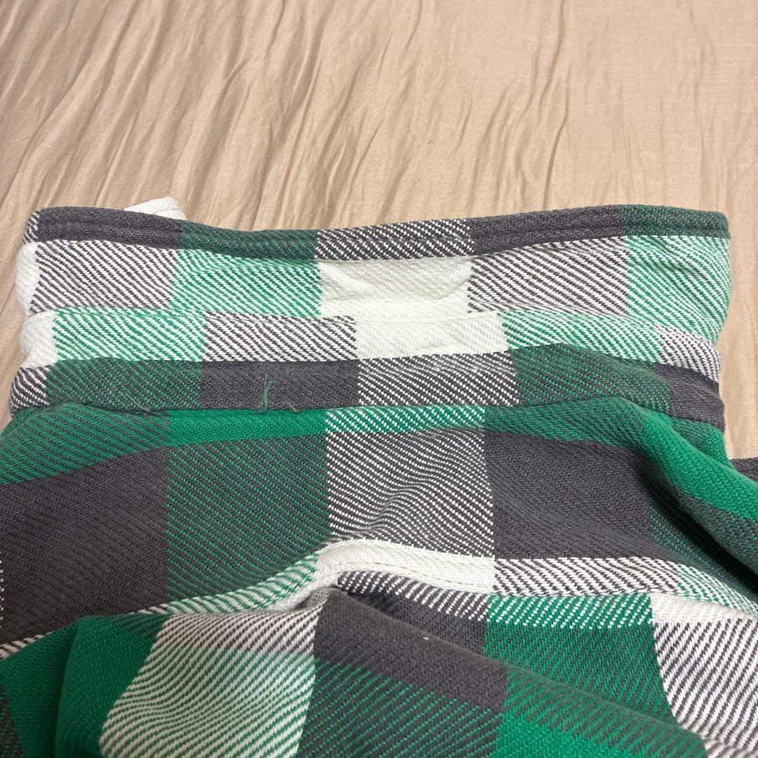 A*D様 70s ELY チェック ネルシャツ L グリーン ブラック ビンテー