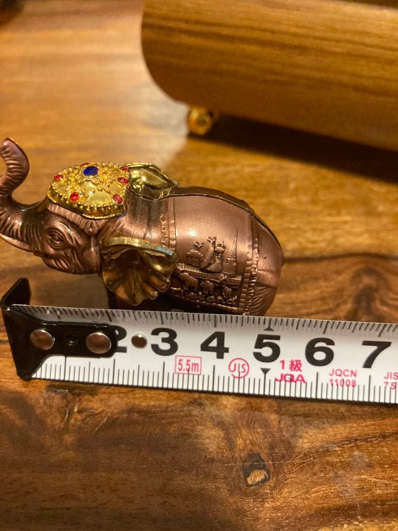 象の彫刻 木製オルゴール99 Products 象の置物セット