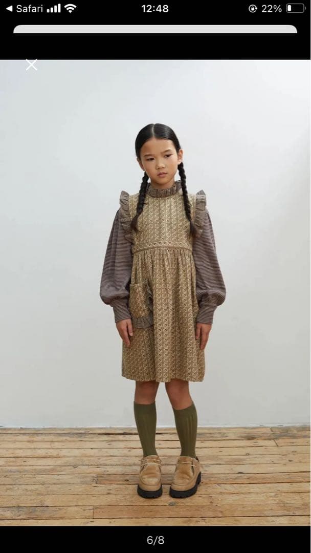 まりも様【apolina】ワンピース　3-5y