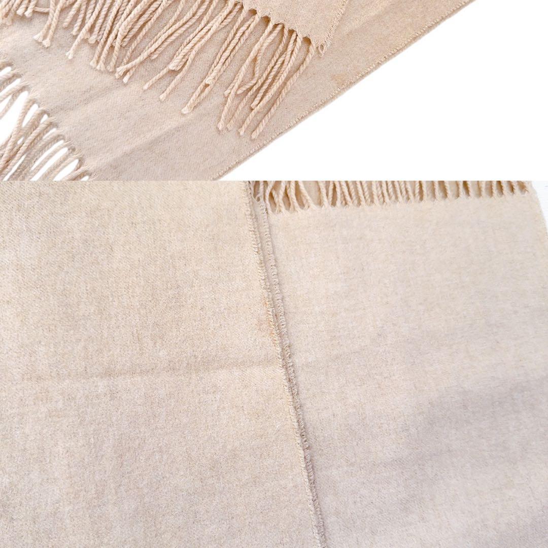 【美品】ジョンストンズ オブ エルガン 大判 ストール カシミア 100%