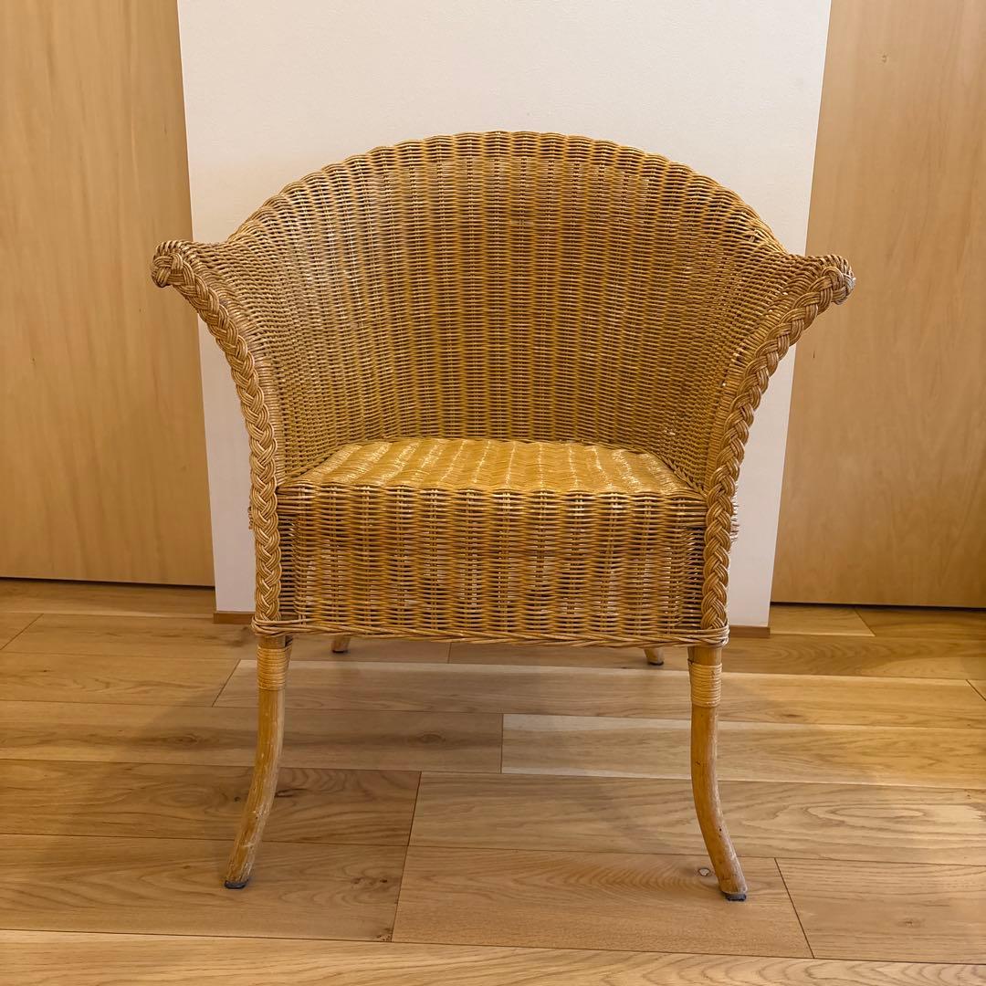 アンティークチェア　ラタン