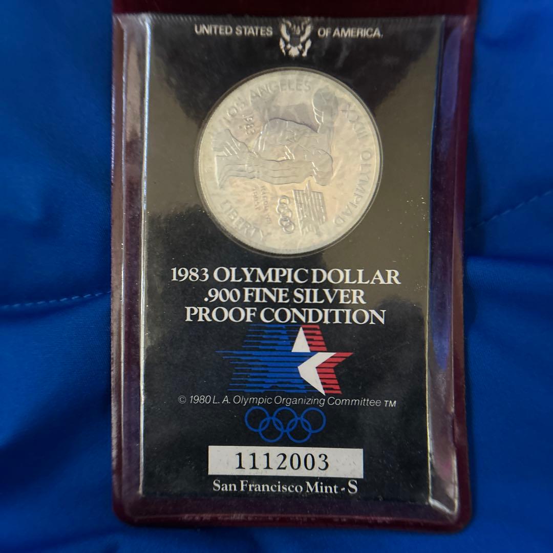コレクション 1983 Olympic 900 Fine Silver Proof