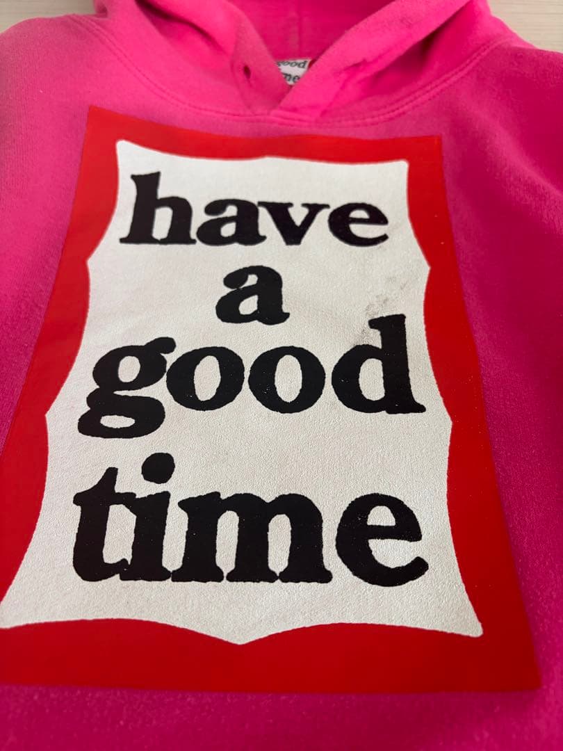 チ*リ様 【希少カラー】have a good time パーカー ピンク