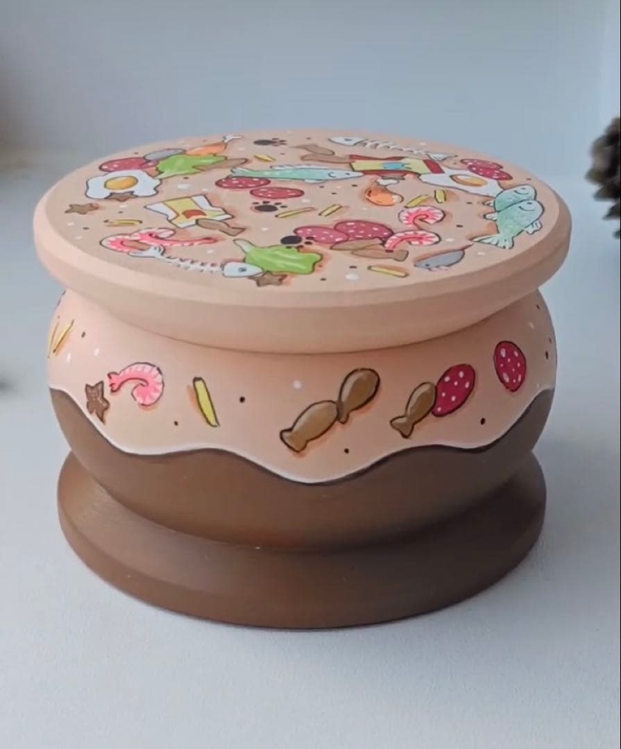 ロシア雑貨☆ネコキット猫８匹&特製Box マトリョーシカ マルガリータ作