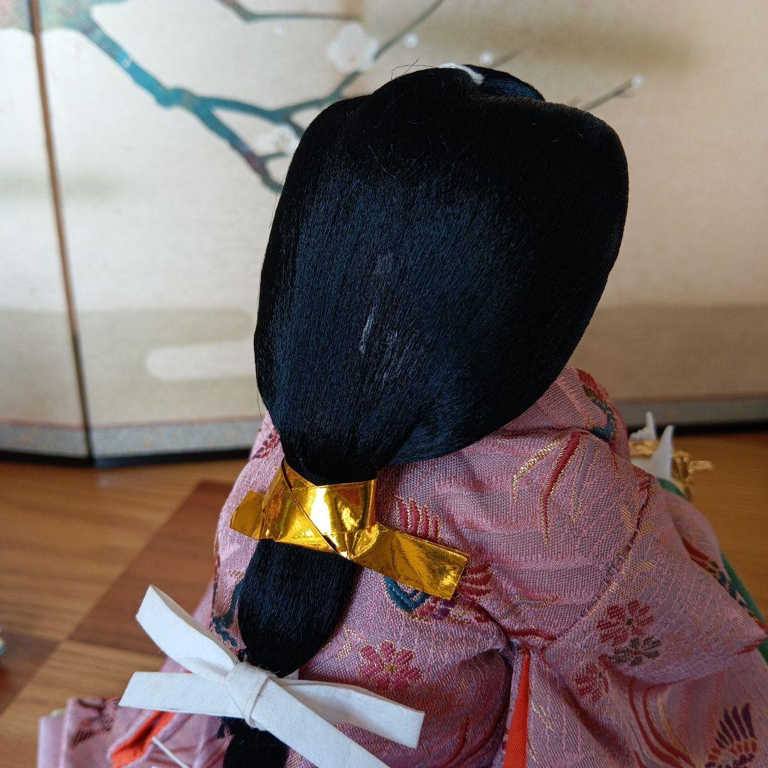 京雛人形 三人官女 ☆豪華京錦織仕上☆