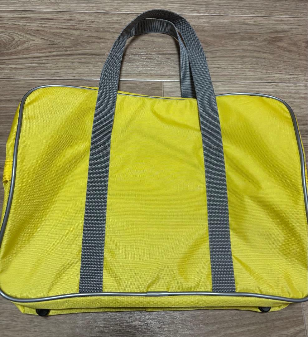 ワールドペガサス　ワッペ　スクバ　トートバッグ　黄色　旧ワッペ