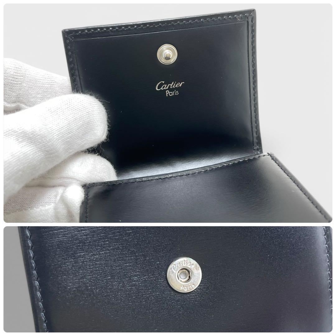 未使用級✨Cartier カルティエ パンテール 小銭入れ レザー 黒 箱付き