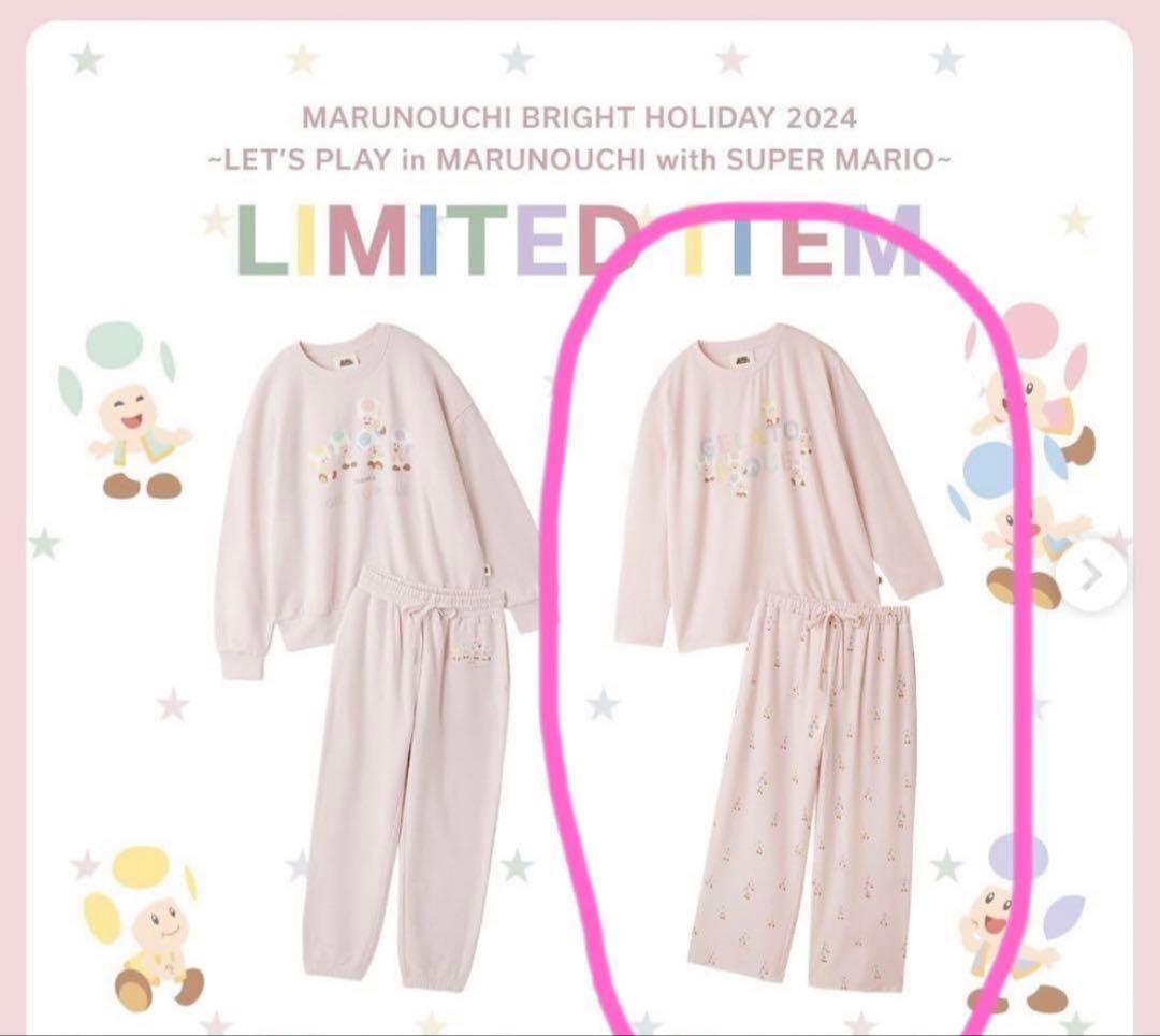 gelato pique スーパーマリオ パジャマセット