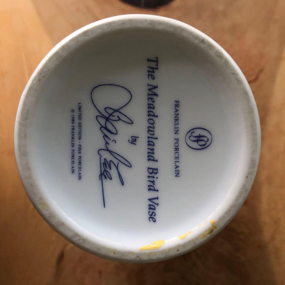 ポーセリン　花瓶　 Franklin Porcelain
