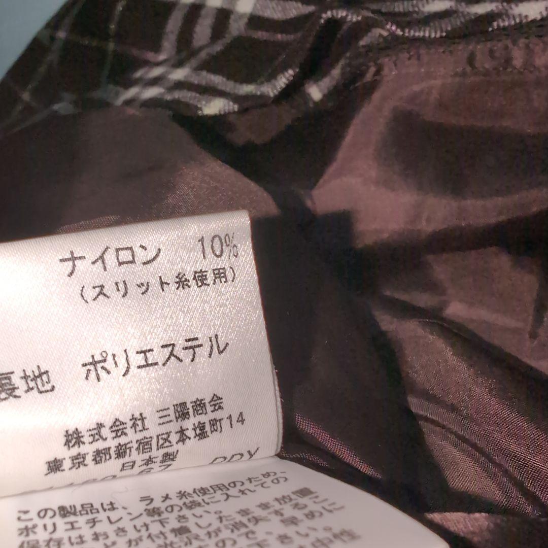 160★BURBERRY バーバリー★ベロアリボン付き！チェック柄ワンピース★