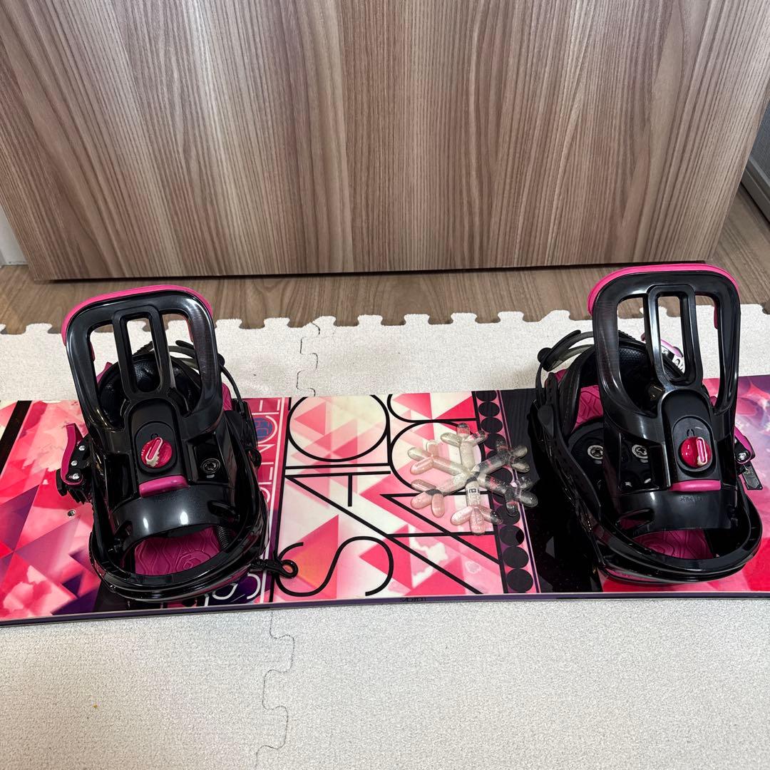 SALOMON スノーボード ビンディング ブーツ ケース 4点セット ピンク
