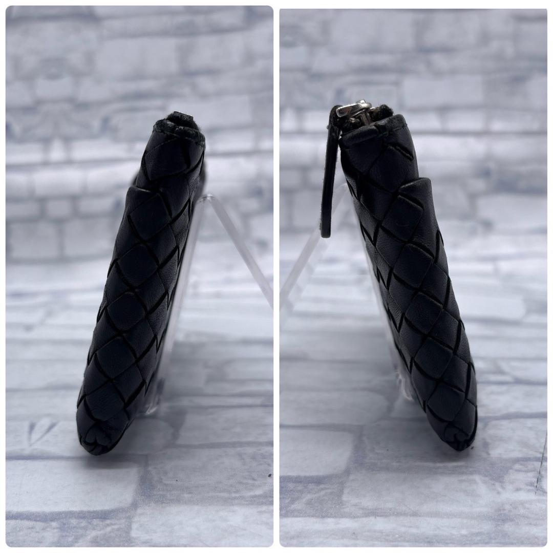 BOTTEGA VENETA ブラックレザー ケース キーケース ブラック