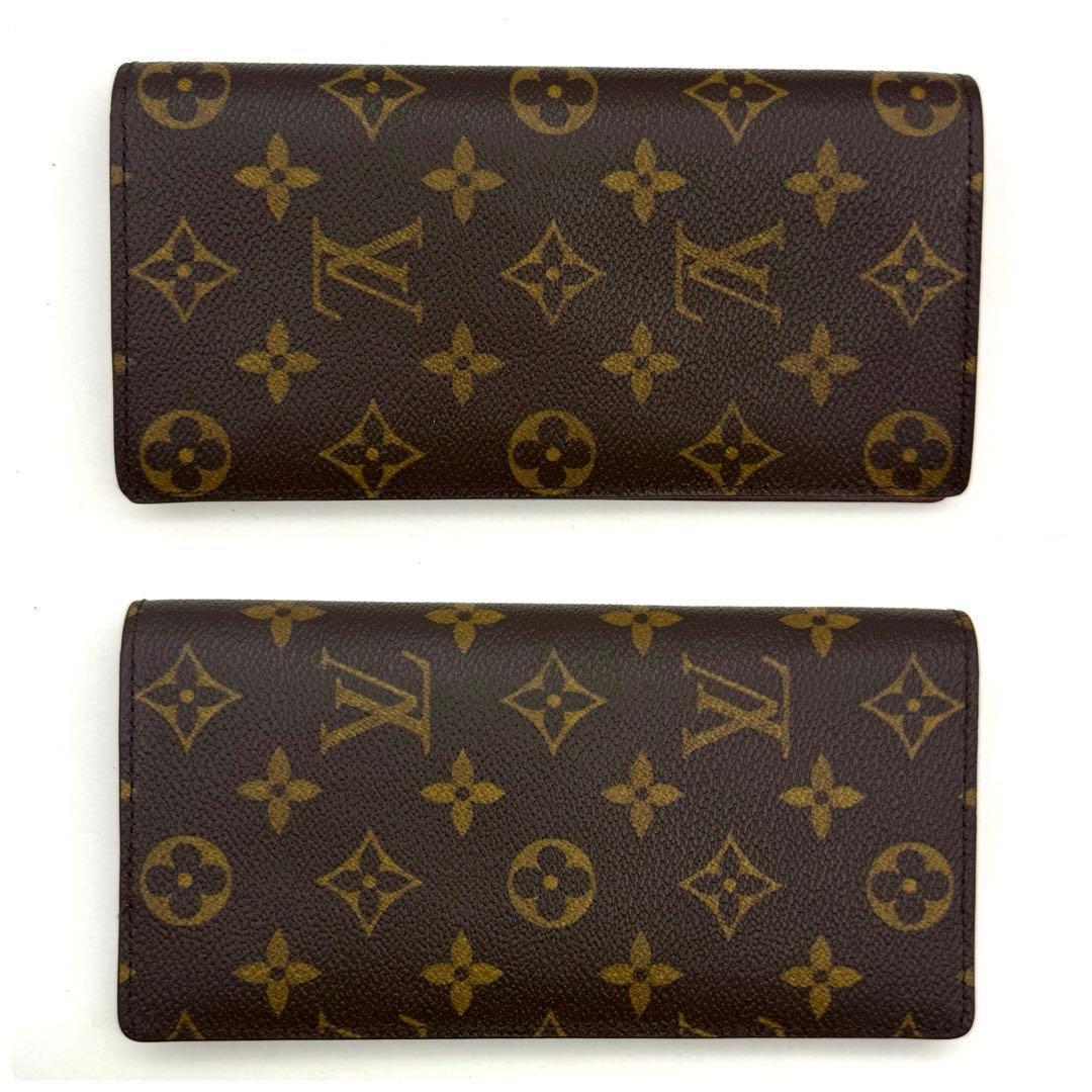 【新品近い】ルイヴィトンモノグラムポルトフォイユブラザ長財布