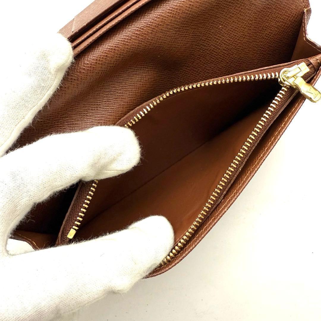 【新品近い】ルイヴィトンモノグラムポルトフォイユブラザ長財布