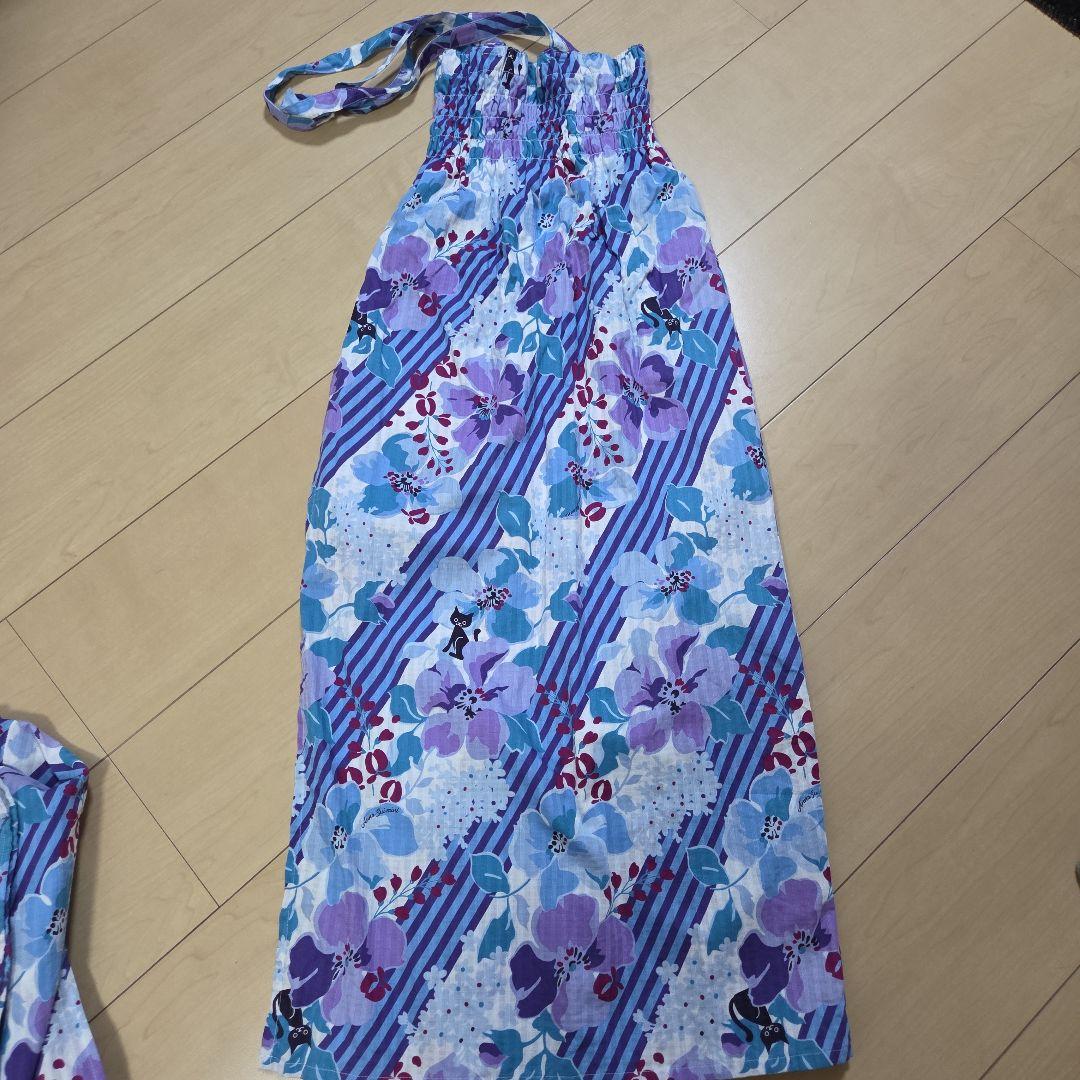 本日のみお値下げ中　アナスイミニ　ANNA SUI mini 花柄　浴衣 160