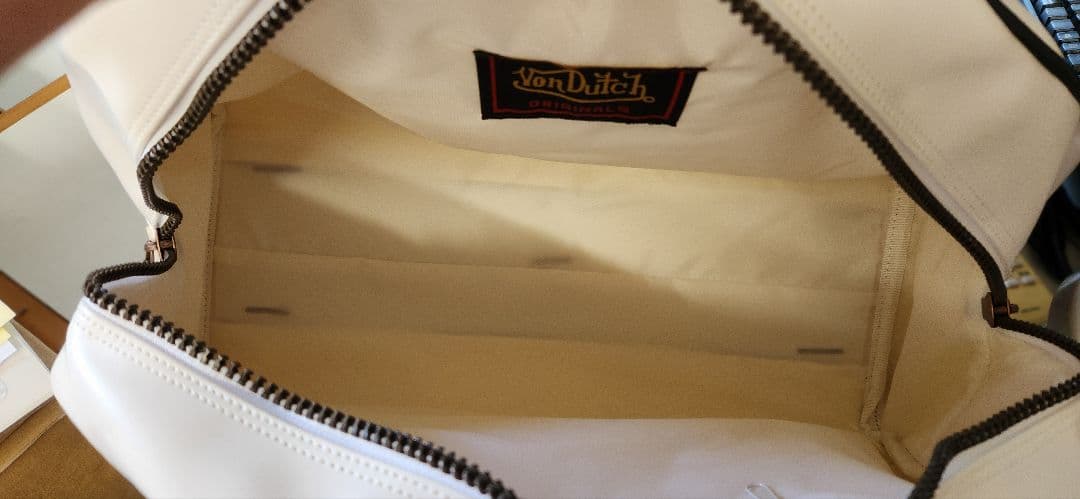 Von Dutch ボストンバッグ ホワイト