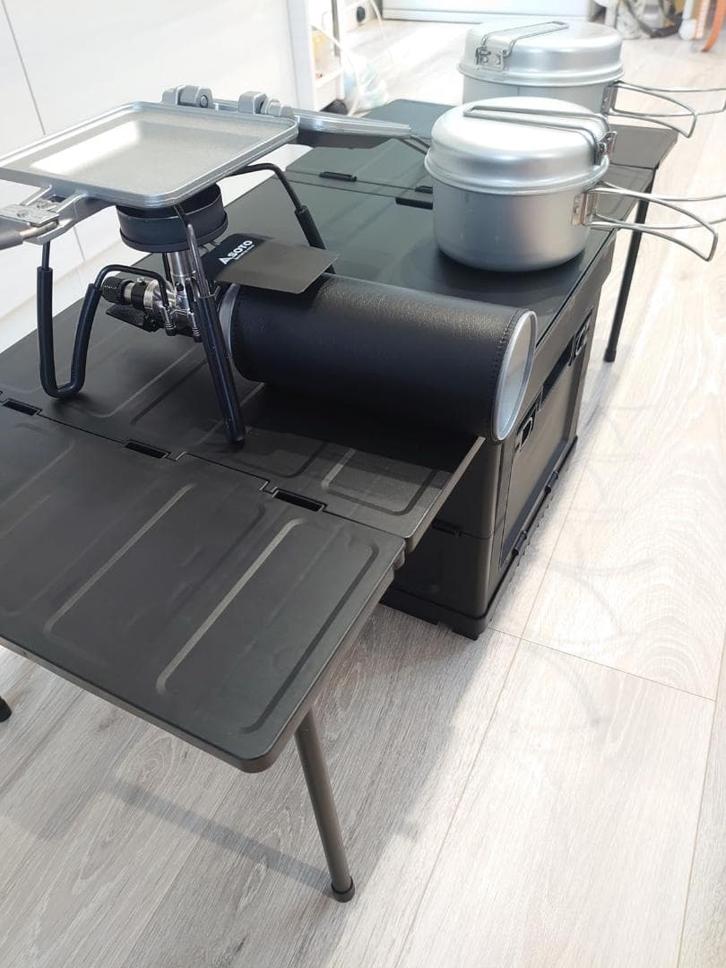 収納ボックス キャンプテーブル 多機能 折り畳み式