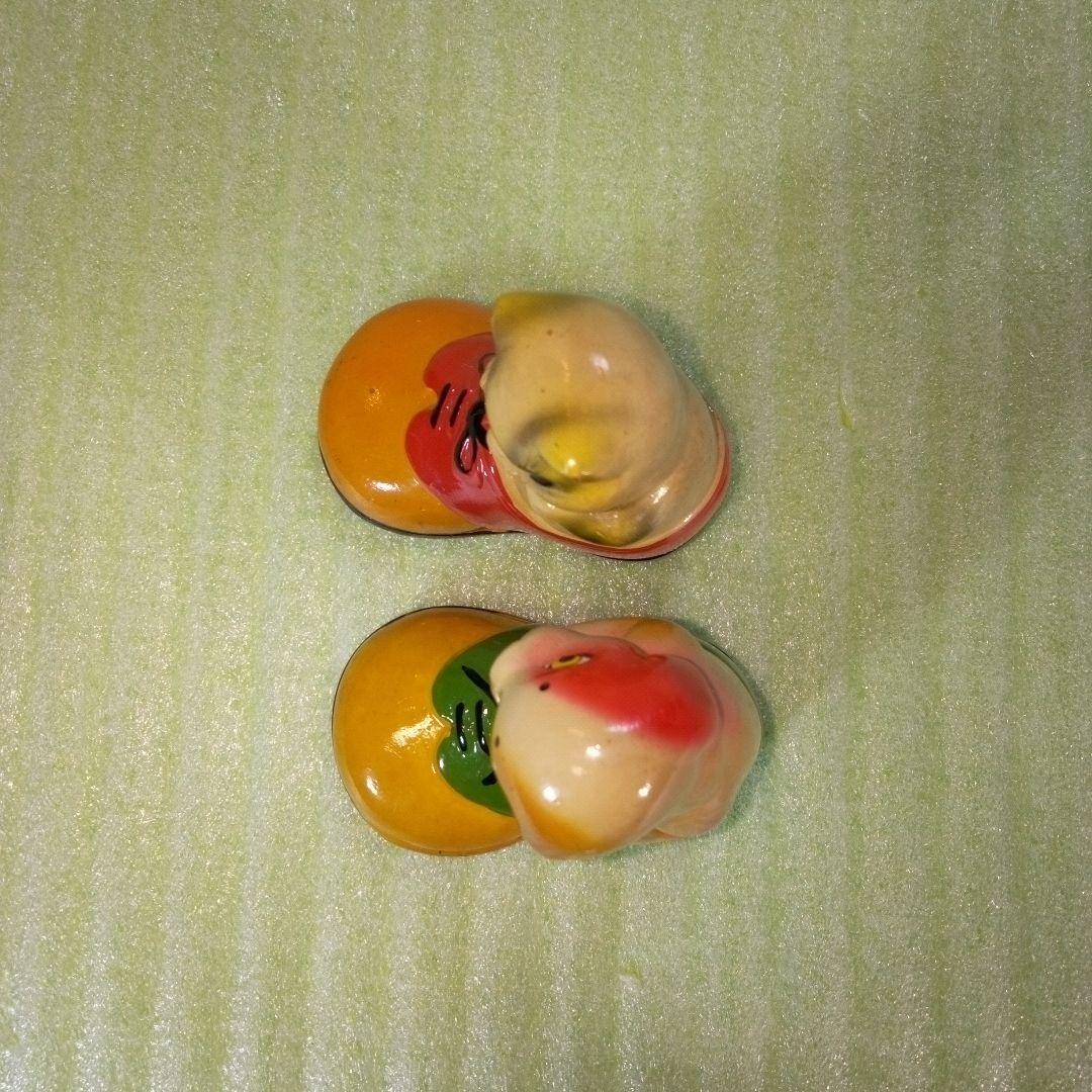 猫と犬の靴型置物　靴に入った猫と犬の鉛筆削り　フィギュア　アンティーク　レトロ