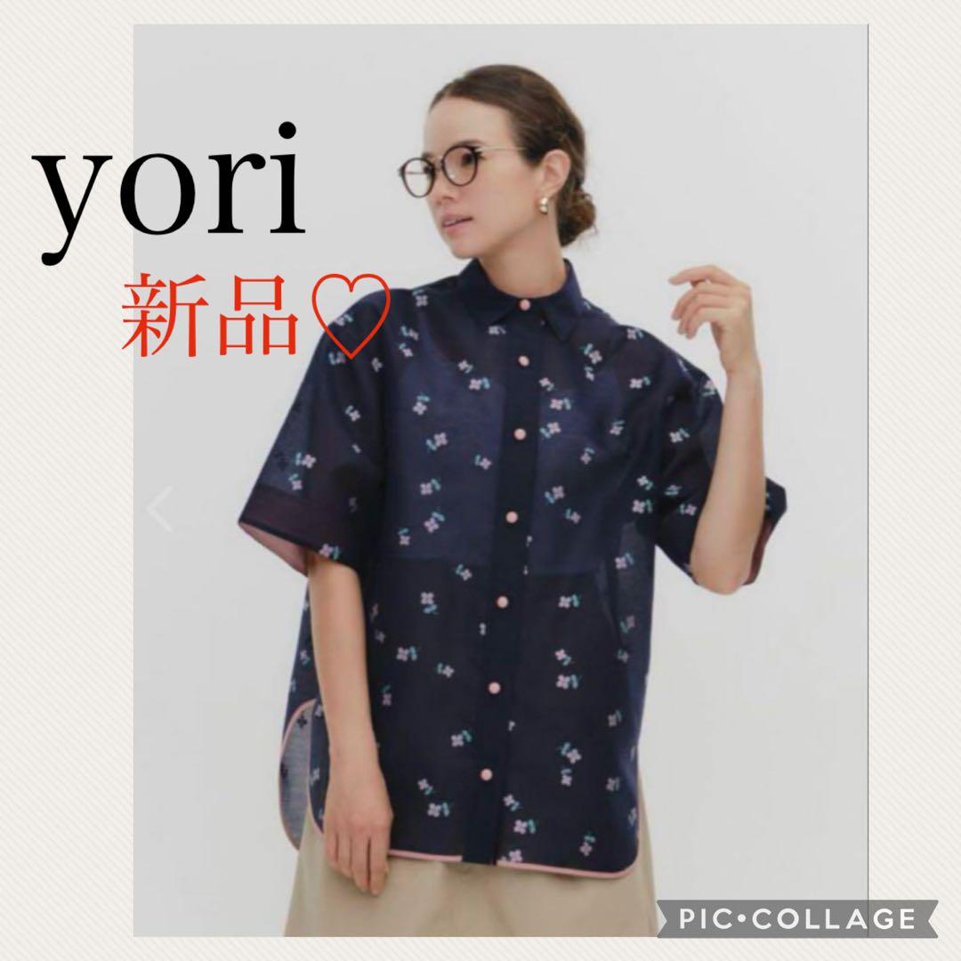 即完♡ 25ss yori ラメクローバーシアーシャツ